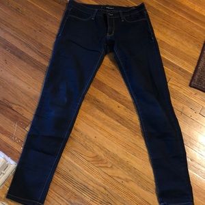 dark blue skinny jeans
